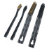 Puhastusharjade komplekt, 4 tk (40MM 2X + 85MM BRASS 2X + NYLON)
