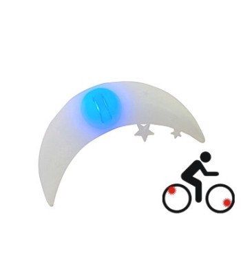 Vilkuv LED-jalgratta kodaralamp, PP, patareideta – LED BIKE 3-FUNCT.