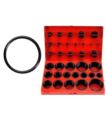 Kummist O-rõngastihendite komplekt PROFI 419X, 419 tk, 3–50 mm / 1,5–3,5 mm