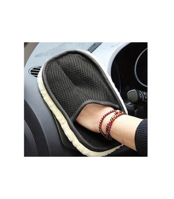 Mikrokiust kinnas auto armatuurlaua ja plastdetailide puhastamiseks, 15.24x25.4 cm