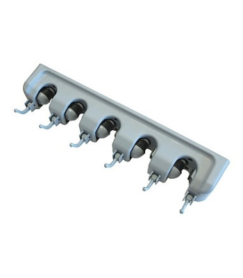Seinale kinnitatav aiatööriistade ja moppide hoidik Universal Multi 6x8x40CM