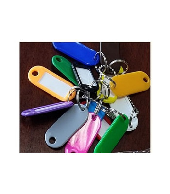 Värvilised võtmesildid COLOR MIX, 10 tk, 53x22MM