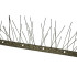 Linnutõrje ogad roostevabast terasest alusega, ogade paigutus 6-4-6-4, 10 × 50 cm, laius 8,5 cm, kõrgus 11,8 cm