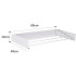 Kokkupandav seinale kinnitatav pesukuivatusrest, valge, ALU FOLDABLE max 25KG, 80x10x40CM
