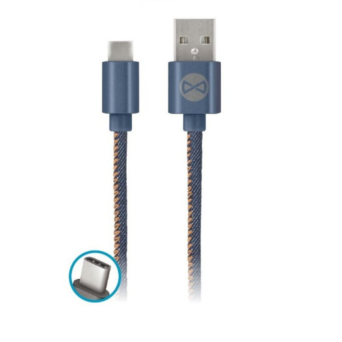 Kaabliteksad USB Type-C, 1m 2A