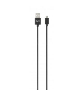 USB/mikro USB-kaabel 1m, must