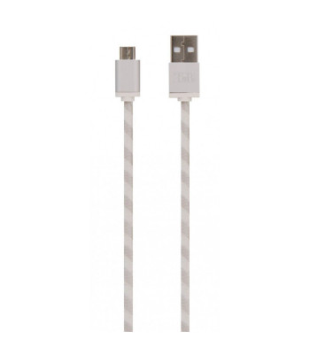 Kaabel USB - mikro USB 2m, valge