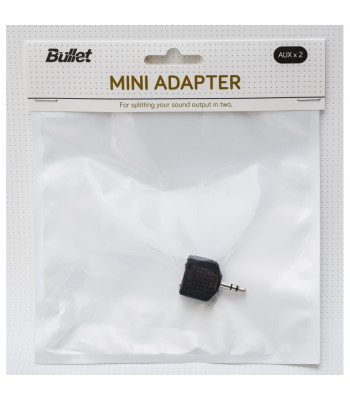 Miniadapter 3,5 mm välja/ 2X 3,5 mm tolli