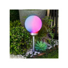 Päikeselamp - RGB 4 LED palli 20 cm