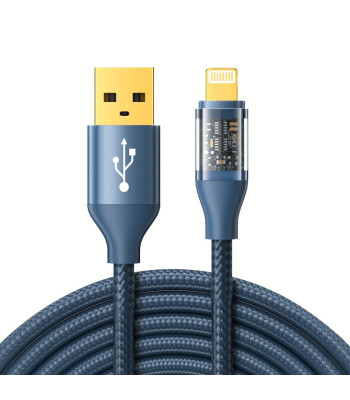 USB - Lightning 2.4A andmesidekaabel, 2m