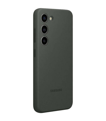 Samsung ümbris Silikoonist kate Samsung Galaxy S23 Ultra roheline