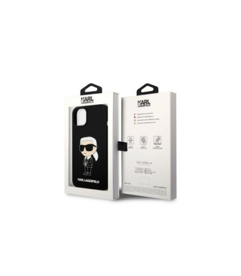 Karl Lagerfeld ümbris iPhone 14 6,1 KLHMP14SSNIKBCK Must kõva ümbris Magsafe Silicone NFT Ikonik