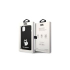Karl Lagerfeldi ümbris iPhone 14 Plus 6,7-le KLHMP14MSNCHBCK Must kõva ümbris Magsafe Silicone NFT Choupette