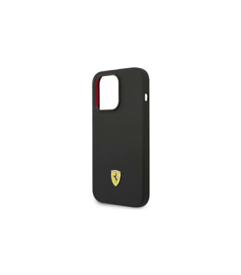 Ferrari ümbris iPhone 14 Pro Max 6,7 FEHCP14XSIBBK must tahke silikoonist metallist logo