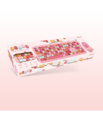 Forever klaviatuur + hiir Candy roosa