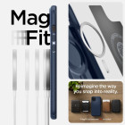 Spigeni ümbris Mag Armor Magsafe, mõeldud iPhone 15 6,1, tumesinine
