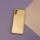 Metallist telefoniümbris Samsung Galaxy A22 5G kuldne