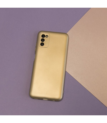 Metallist telefoniümbris Samsung Galaxy A22 5G kuldne