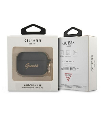 Guess telefoniümbris AirPods Pro GUAPSSSK must Silikoon Vintage Script