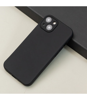 Silikoonist telefoniümbris iPhone 13 Mini 5,4 musta värvi