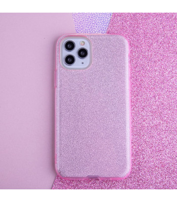 Glitter 3in1 jaoks Samsung Galaxy S22 Plus roosa