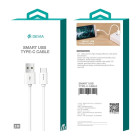 Devia kaabel Smart USB - USB-C 2,0 m 2,1A valge