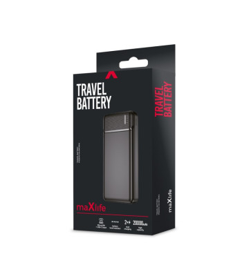 Maxlife toiteplokk MXPB-01 20000 mAh must