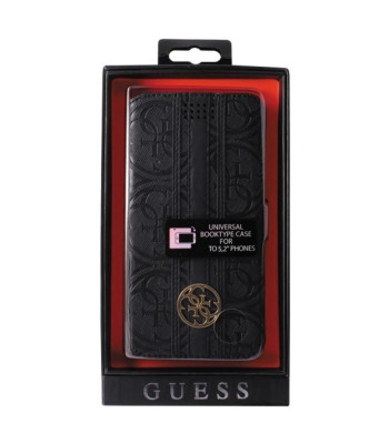 Guess Universaalne ümbris GUBKLHEBK 4.6 - 5.2 must 4G Heritage max 14.5x7.5cm