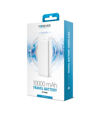 Foreveri toiteplokk TB-100M 10000 mAh valge