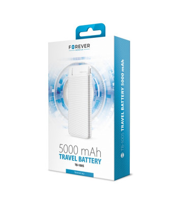 Foreveri toiteplokk TB-100S 5000 mAh valge