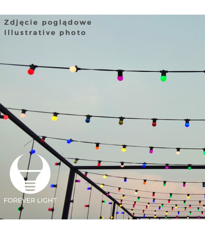 LED pirn E27 G45 2W 230v sinine 5tk Forever Light