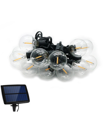 Päikesekübar 5,5 m + 10 LED pirni, läbipaistev E12 G40 IP44
