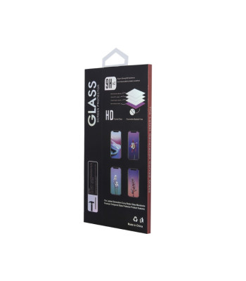 Karastatud klaas 6D iPhone 14 Pro 6.1 must raam