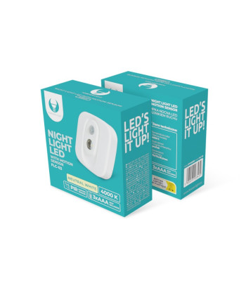 Öölamp LED FLC-02 PIR 3xAAA Forever Light