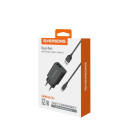 Riversong seinalaadija SafeKub D2 2x USB 12W must + kaabel USB - USB-C AD29 + CT85