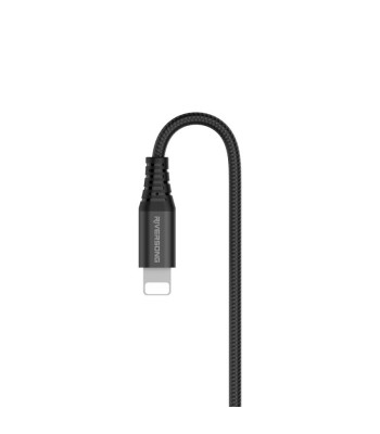 Riversong kaabel Alpha S USB - Lightning 1.0m 2.4A must CL32