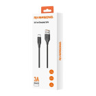 Riversong kaabel Beta 09 USB - Lightning 1.0m 3A must CL85