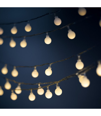 String Light LED FROSTED BALLS FB51 5m 30 palli soe valge 230V Forever Light