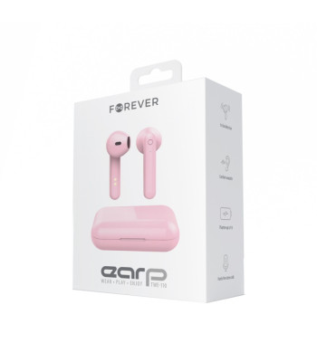 Forever Bluetooth kõrvaklapid TWE-110 Earp roosa värvi