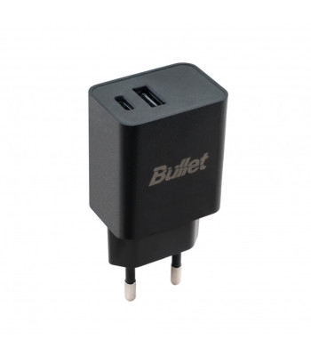 Bullet reisilaadija USB+USB-C