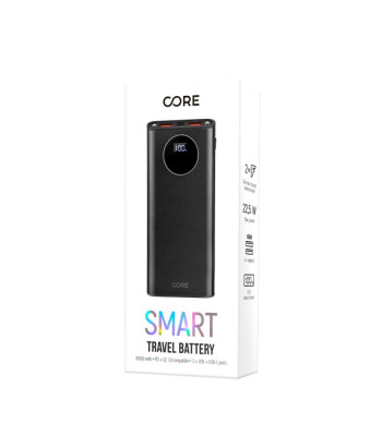 Forever Core väline aku 10000 mAh PD + QC3.0 FC-01 22,5 W must