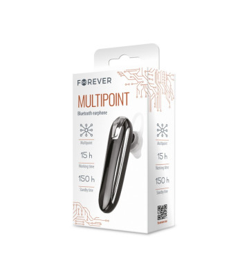 Forever bluetooth kõrvaklapid FBE-01 must