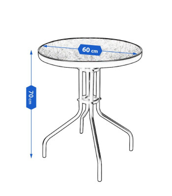 Tooli ja laua komplekt, 60-70cm