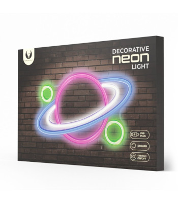 Neoon PLEXI LED PLANET mitmevärviline FPNE05X Forever Light