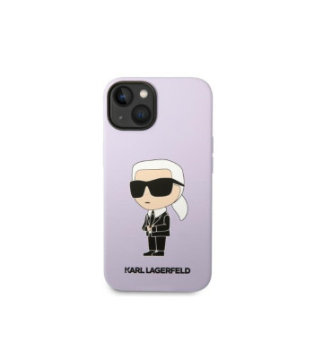 Karl Lagerfeld Case iPhone 14 Plus 6.7 KLHCP14MSNCHBCP Purple HC Silicone NFT Choupette