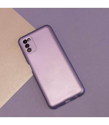 Metallist värvi telefoniümbris Samsung Galaxy S21 FE lilla