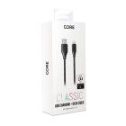Forever Core Classic kaabel USB - Lightning 1,5 m 2,4A must