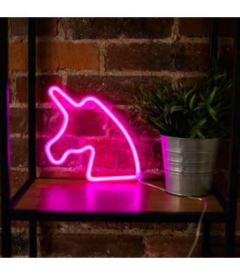 Neoon LED valgustus UNICORN roosa Bat + USB FLNEO1 Forever Light