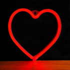 Neoon LED lamp HEART punane Bat + USB FLNEO7 Forever Light