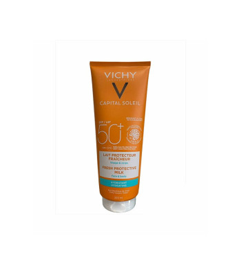 Vichy päikesekaitsepiim SPF 50+ "Capital Soleil" (värske kaitsepiim) 300 ml